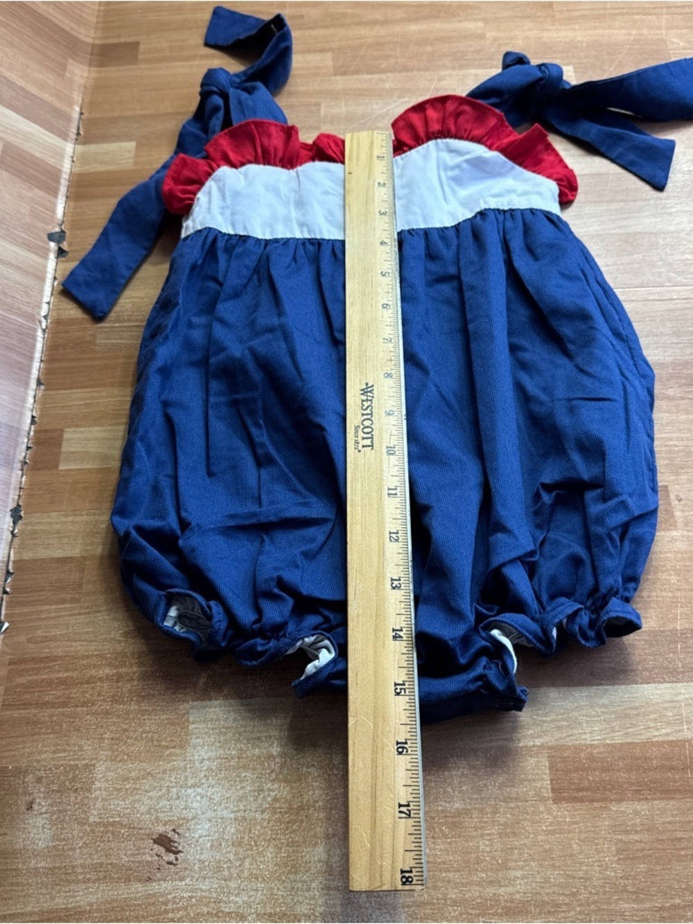 Cecil and Lou patriotic bubble romper size 18 months - Picture 3 of 6